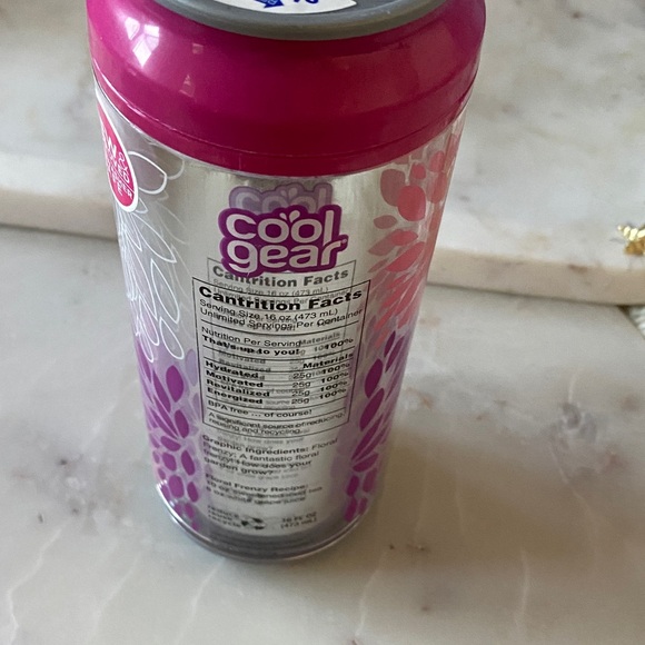 NWT Pink and Silver Floral Tumbler - Picture 5 of 6